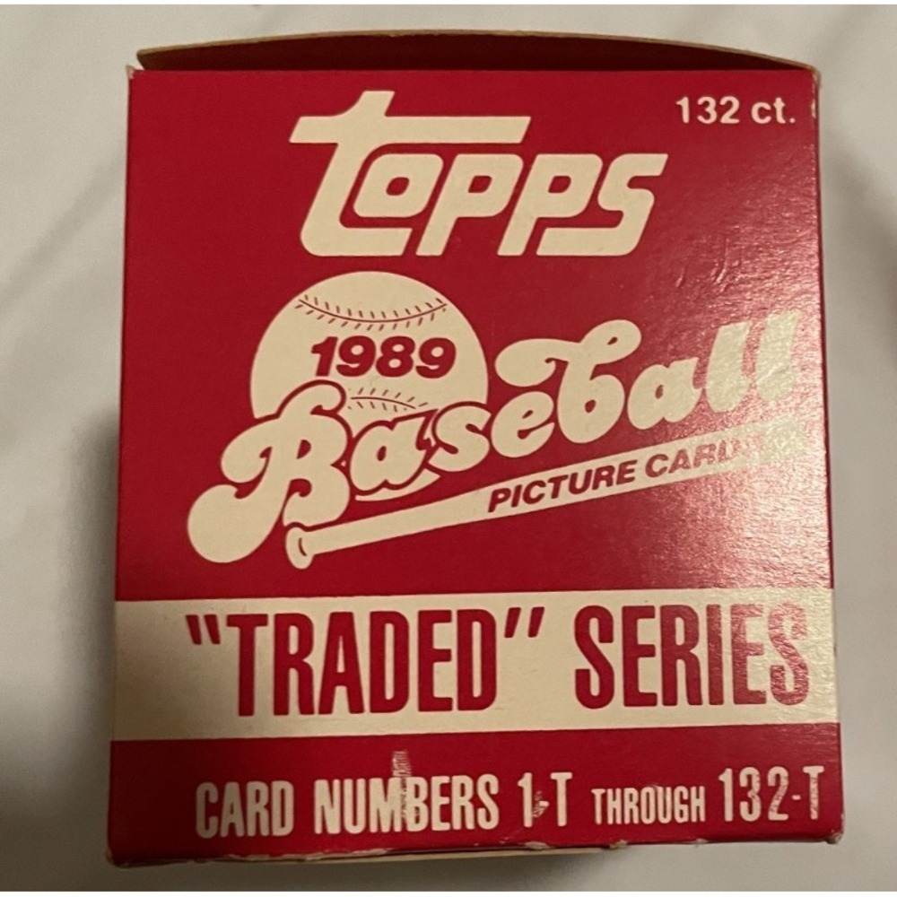 1989 Topps Baseball Traded Series Complete Set - 132 cards NEW - Picture 3 of 6